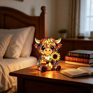 Creative Highland Cow LED Night Light