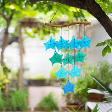 Star and Fish Coastal Theme – Melodic Outdoor Hanging Decor Wind Chimes